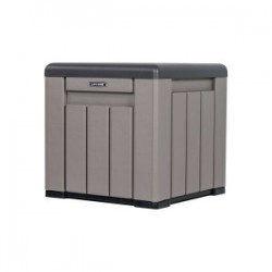 Lifetime 25 Gallon Outdoor Storage Cube - Storm Dust (60372U)