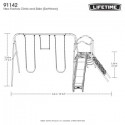 Lifetime Outdoor Climb and Slide Metal Playset - Earthtone (91142)