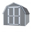 Little Cottage Co. 8x10 Gambrel Barn Wood Shed Kit w/ 4' Sidewalls (8x10 VGB-4-WPC)