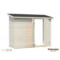 Palmako 8x3 Leif Lean-To Wood Storage Shed Kit (EL16-2309)