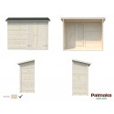 Palmako 8x3 Leif Lean-To Wood Storage Shed Kit (EL16-2309)