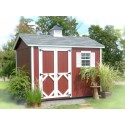 Little Cottage Co. Classic Workshop 8x8 Wood Shed Kit (8x8 CWWS-WPC)