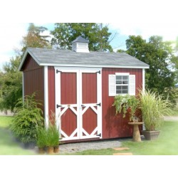 Little Cottage Co. Classic Workshop 8x12 Wood Shed Kit (8x12 CWWS-WPC)