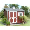 Little Cottage Co. Classic Workshop 8x12 Wood Shed Kit (8x12 CWWS-WPC) Little Cottage Co. Classic Workshop 8x12 Wood Shed Kit (8x12 CWWS-WPC)