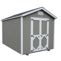 Little Cottage Co. Classic Gable 8x8 Wood Shed Kit (8x8 CWGS-WPC)
