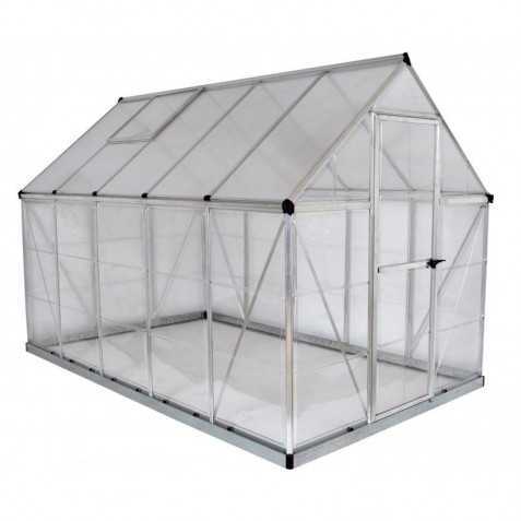 Palram 6'x10' Hybrid Greenhouse Kit - Silver (HG5510)