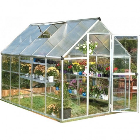 Palram 6'x10' Hybrid Greenhouse Kit - Silver (HG5510)
