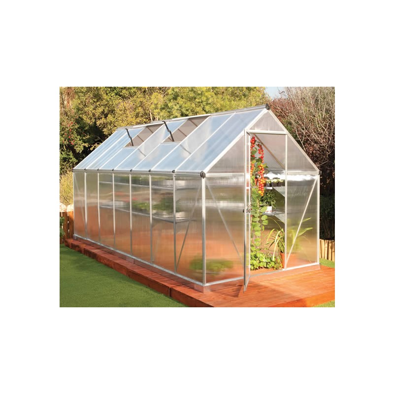 Palram – Canopia 6x14 Mythos Hobby Greenhouse Kit - Silver (HG5014)