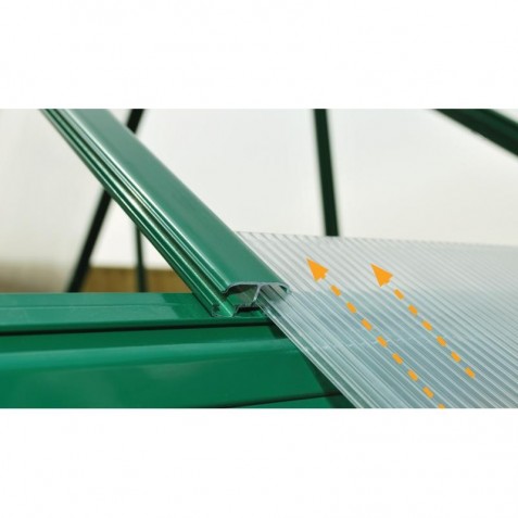 Palram 8'x8' Balance Hobby Greenhouse Kit - Green (HG6108G)
