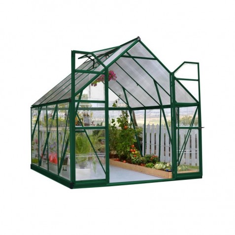 Palram 8'x8' Balance Hobby Greenhouse Kit - Green (HG6108G)