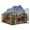 Palram – Canopia Balance Hobby 8x12 Greenhouse Kit -  Green (HG6112G)