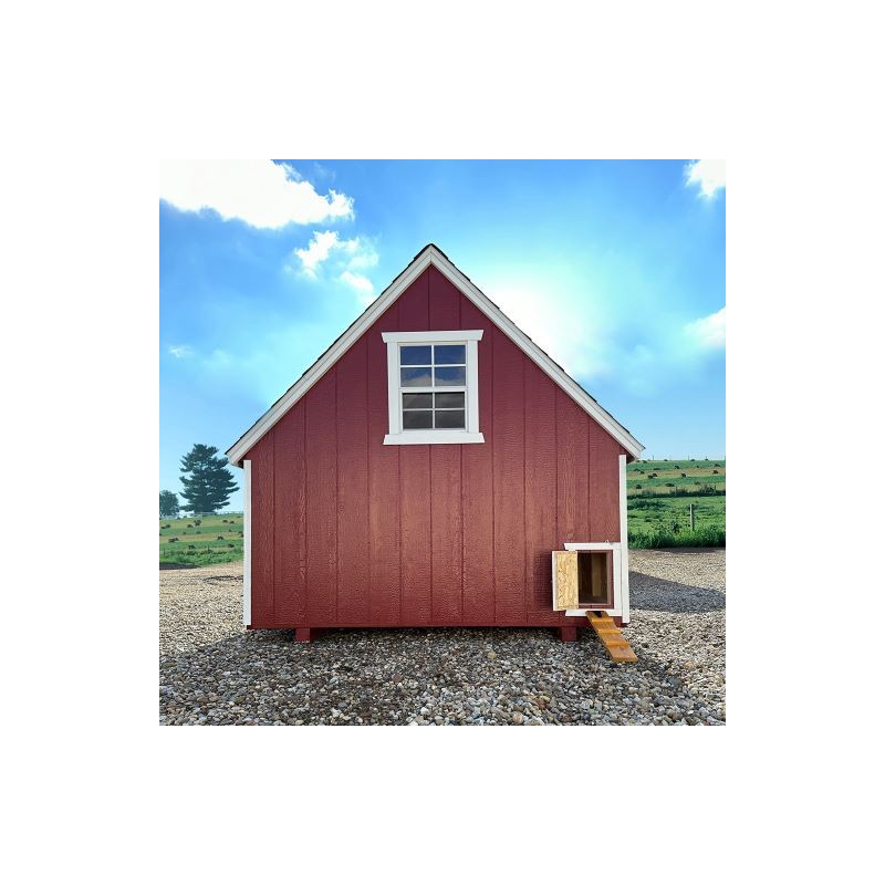 Little Cottage 8x8 Value A-Frame Wood Chicken Coop Kit (8X8 VAFC-WPC)