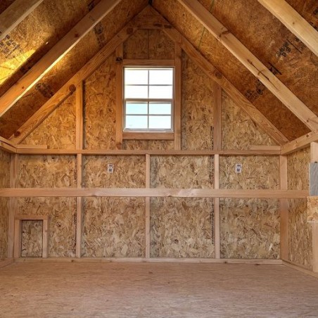 Little Cottage Co. 8x8 A-Frame Value Chicken Coop w/ Floor Kit (8x8 VAFC-PC-FK)