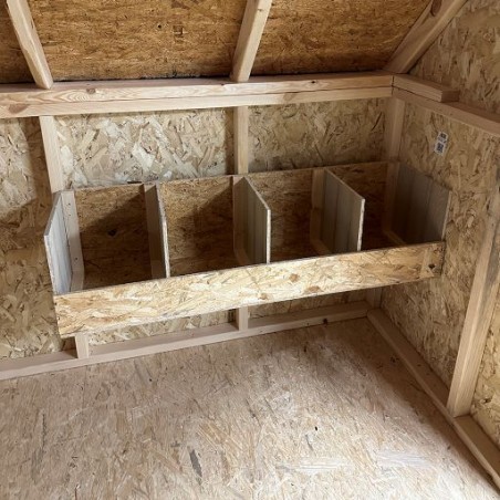 Little Cottage Co. 8x8 A-Frame Value Chicken Coop w/ Floor Kit (8x8 VAFC-PC-FK)