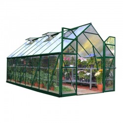 Palram – Canopia Balance Hobby 8x16 Greenhouse Kit - Green (HG6116G)