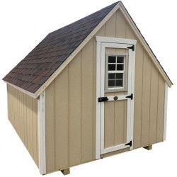 Little Cottage 8x10 Value A-Frame Chicken Coop w/ Floor Kit (8X10 VAFC-WPC-FK)
