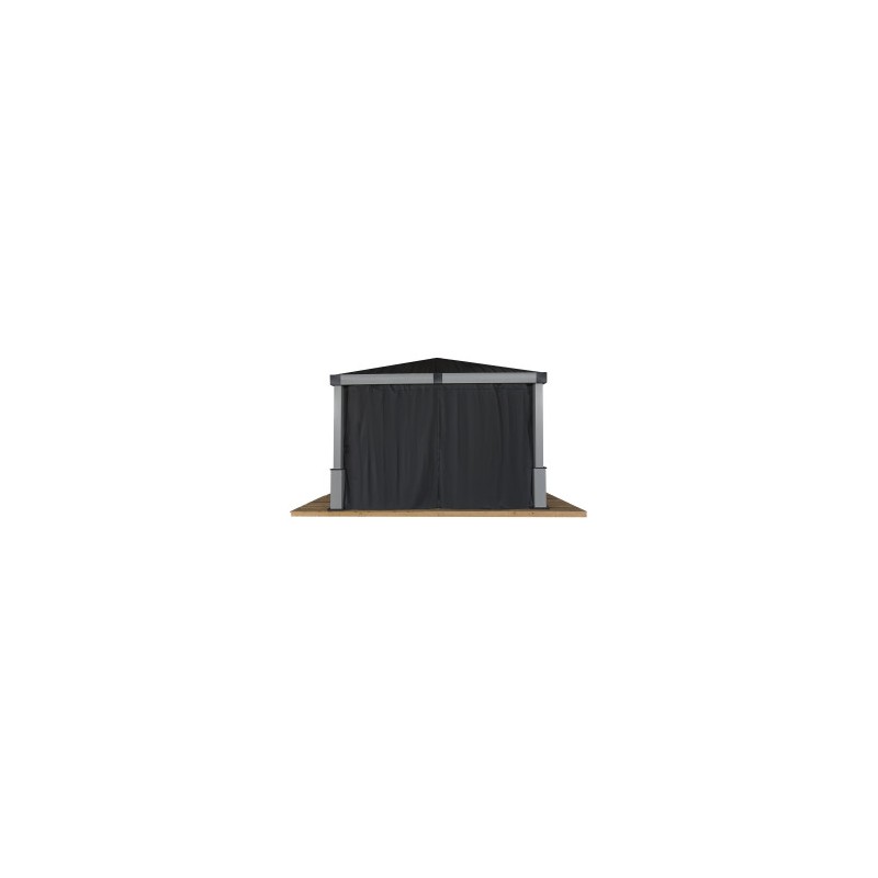 Sojag Lena Black Curtains 12X12 SPUN (135-9168938)