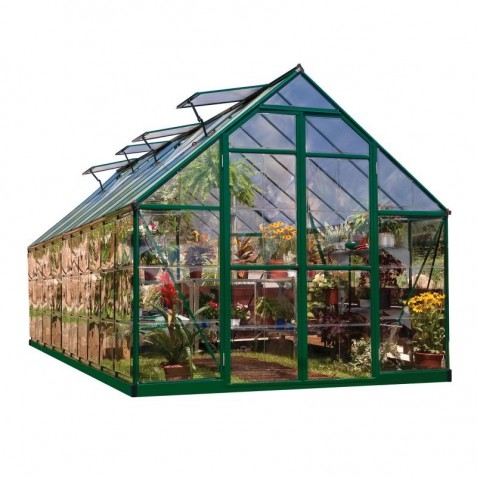 Palram – Canopia Balance Hobby 8x20 Greenhouse Kit - Green (HG6120G)