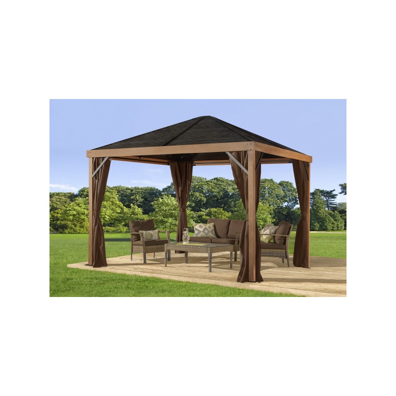 Sojag Sanibel Brown CURTAINS 10X10 POLYESTER (135-9168891)