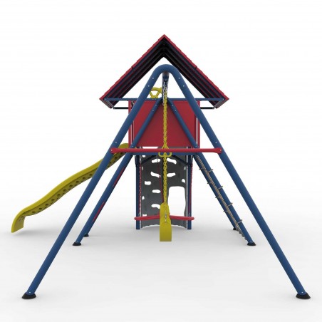 Lifetime Multi-Color Big Stuff Swing set w/ Clubhouse - Primary (91086)