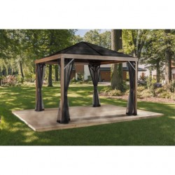 Sojag 10x10 Sanibel Gazebo Kit - Light Brown (500-9168174)