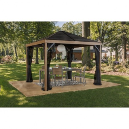 Sojag 10x10 Sanibel Gazebo Kit - Light Brown (500-9168174)