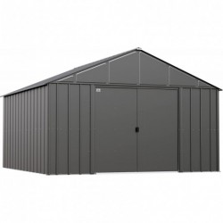 Arrow Classic Steel Storage Shed 12x14-Charcoal (CLG1214CC)