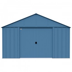 Arrow Classic Steel Storage Shed 12x17 Blue Grey (CLG1217BG)