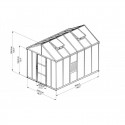 Palram 8x12 Glory Greenhouse Kit (HG5612)