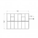 Palram 8x12 Glory Greenhouse Kit (HG5612)