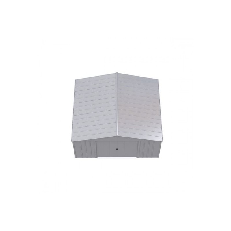 Arrow Classic Steel Storage Shed 14x14 Flute Grey (CLG1414FG)