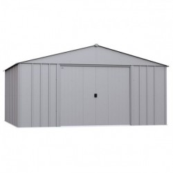 Arrow Classic Steel Storage Shed 14x14 Flute Grey (CLG1414FG)