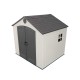 Lifetime 8' x 7.5' Plastic Outdoor Storage Shed Kit (6411)
