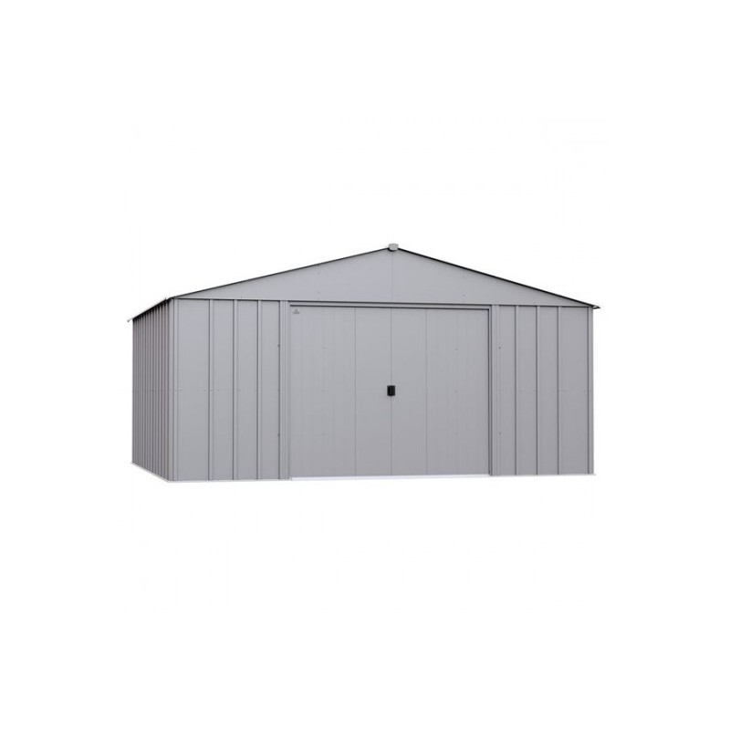 Arrow Classic Steel Storage Shed 14x17 Flute Grey (CLG1417FG)