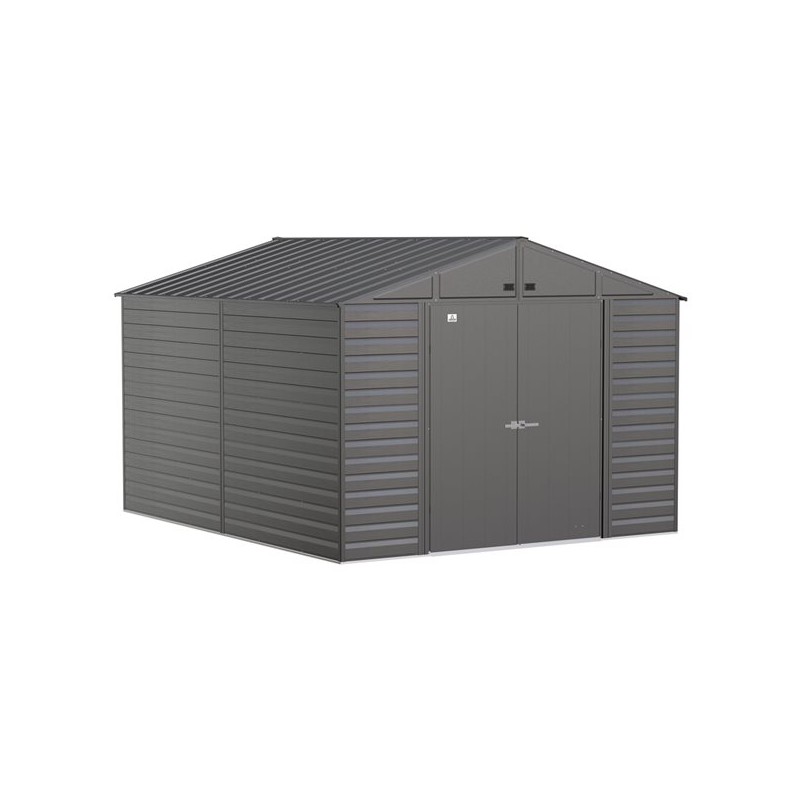 Arrow Select Steel Storage Shed 12x14- Charcoal (SCG1214CC)