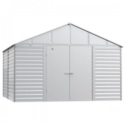 Arrow Select Steel Storage Shed 12x17- Flute Grey(SCG1217FG)