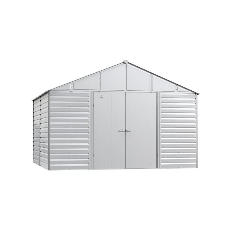 Arrow Select Steel Storage Shed 12x17- Flute Grey(SCG1217FG)