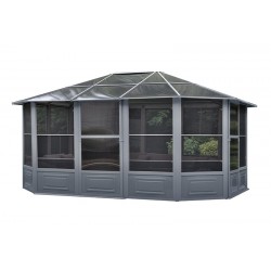 Gazebo Penguin Florence - Solarium 12x15 Polycarbonate Roof (41215-32)