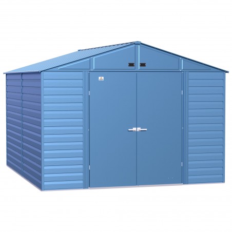 Arrow Select Steel Storage Shed 14x12- Blue Grey (SCG1412BG)