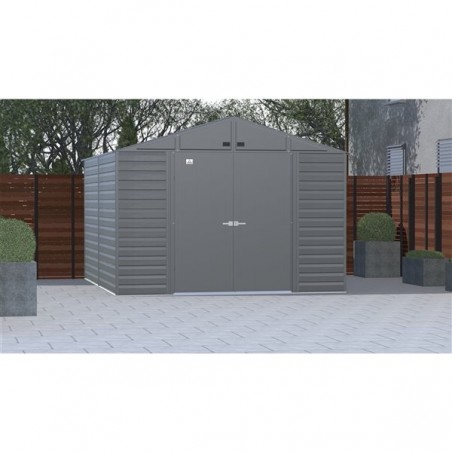 Arrow Select Steel Storage Shed 14x14-Charcoal (SCG1414CC)