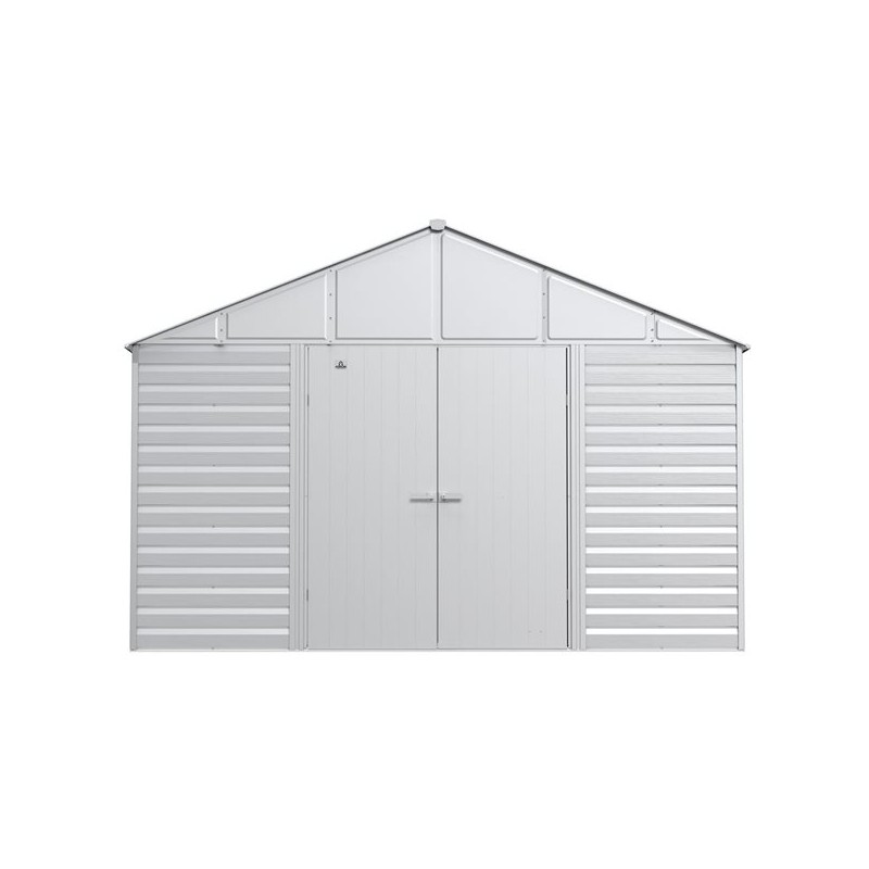 Arrow Select Steel Storage Shed 14x14- Flute Grey (SCG1414FG)