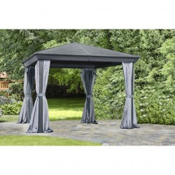 Gazebo Penguin Venus - Gazebo 10x14 Metal Roof - Gray (43204MR-32)