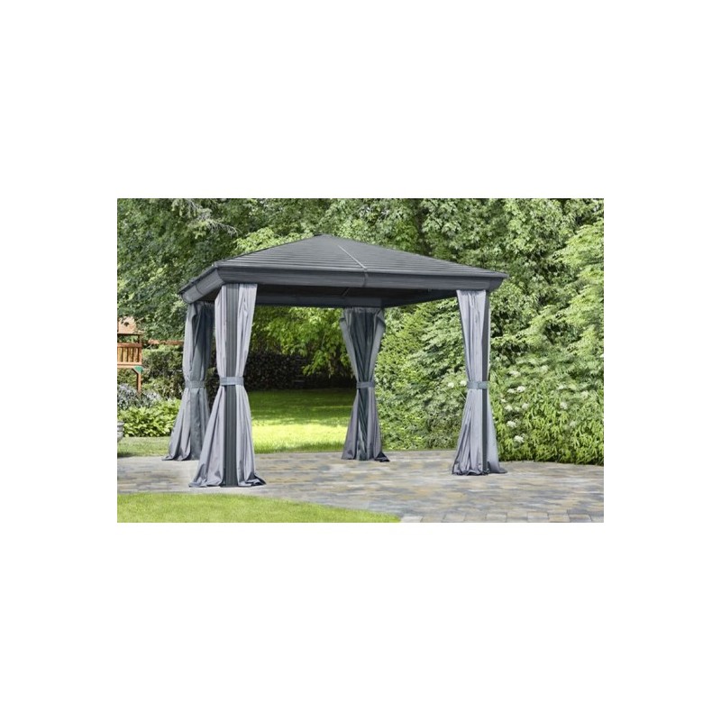 Gazebo Penguin Venus - Gazebo 10x14 Metal Roof - Gray (43204MR-32)