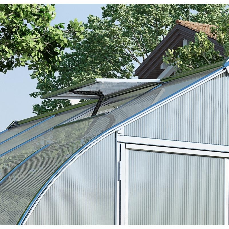 Palram 8x8 Bella Hobby Greenhouse Kit - Silver (HG5408)