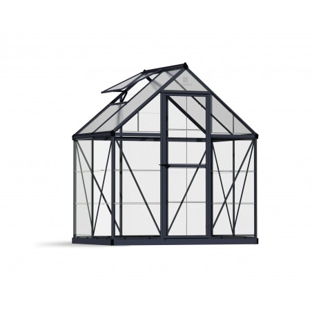 Palram - Canopia Hybrid 6' x 4' Greenhouse - Gray (HG5504Y)