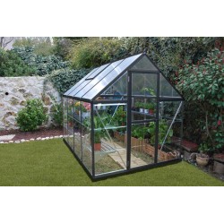 Palram - Canopia Hybrid 6' x 8' Greenhouse - Gray (HG5508Y)