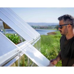 Palram - Canopia Balance 10' x 28' Greenhouse - Silver (HG6228)