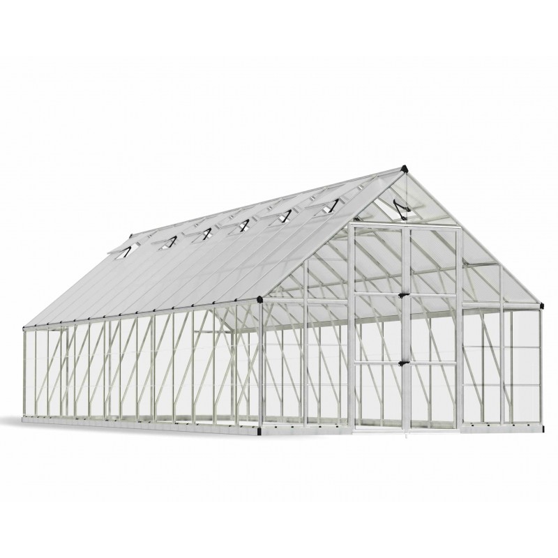 Palram - Canopia Balance 10' x 28' Greenhouse - Silver (HG6228)