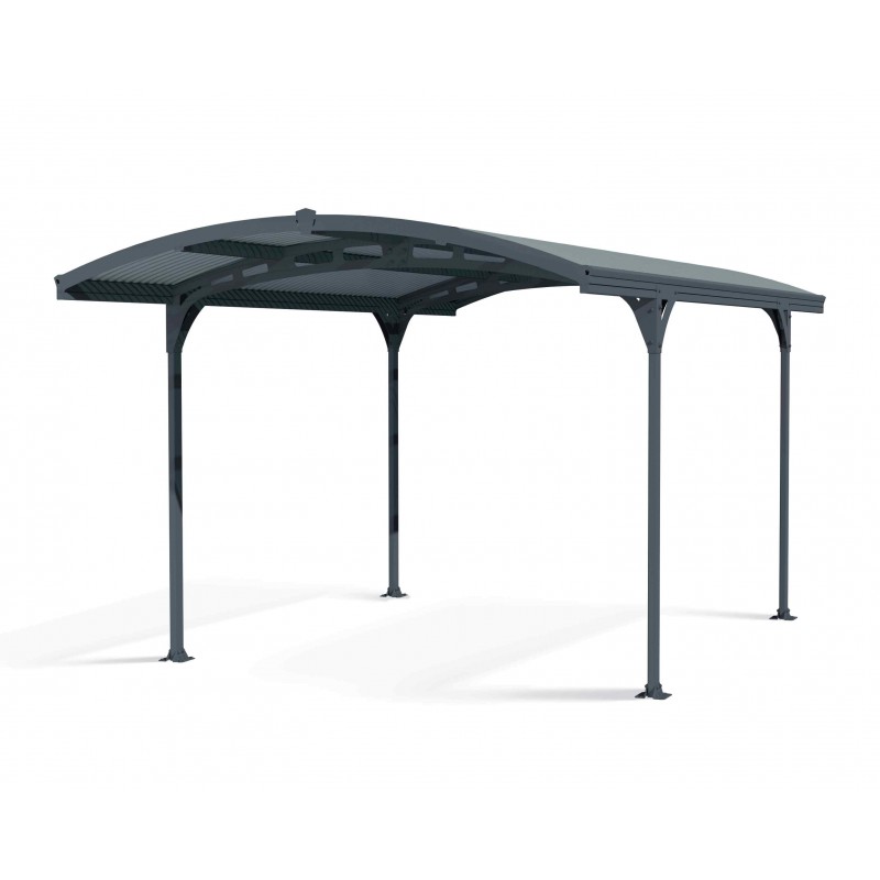 Palram - Canopia Atlas 5000 10' x 16' Carport - Gray/Bronze (HG9136)