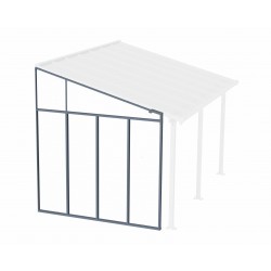 Palram - Canopia Feria 10' Patio Cover Sidewall Kit - Gray (HG9206)